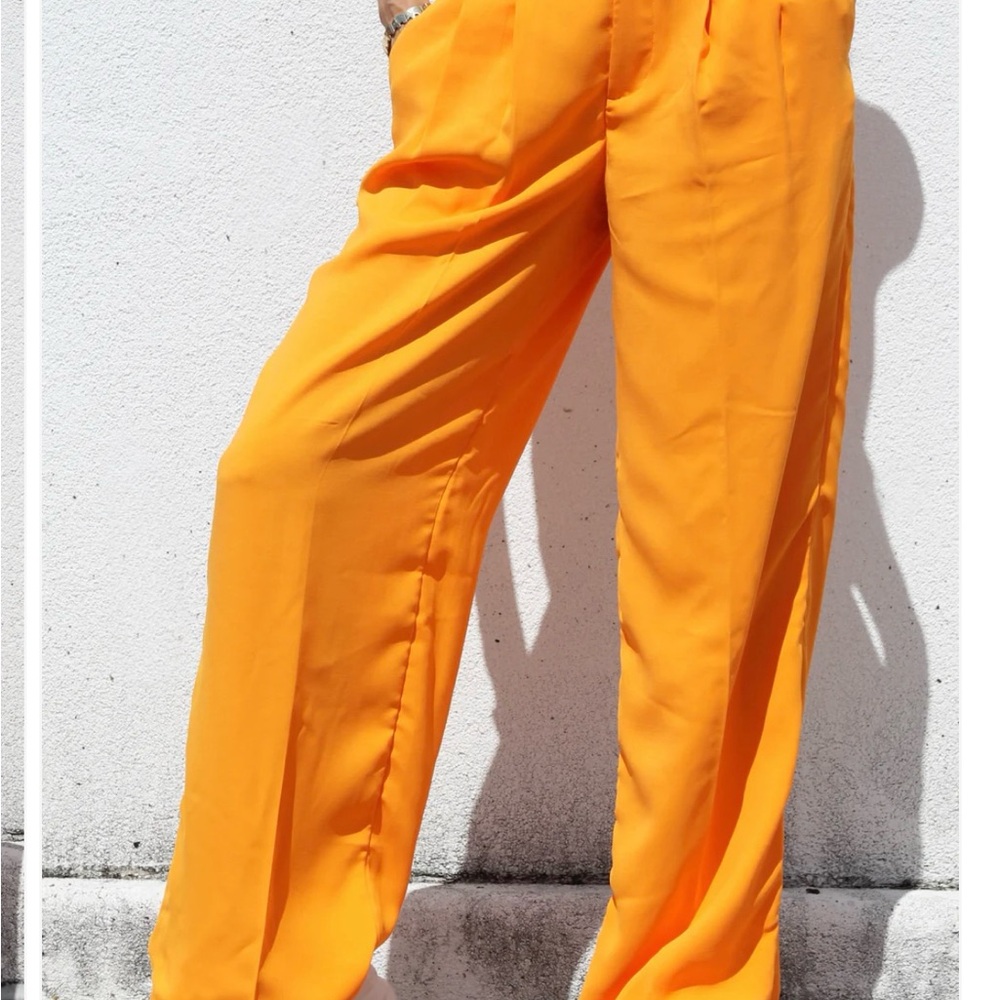 Target A New Day Wide Leg Orange Pants - Size 10